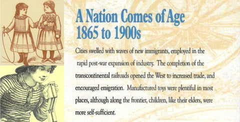 A Nation Comes of Age, 1865 to the early 1900's - Historical Museum Timeline Products
