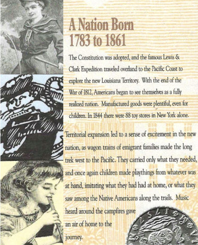 A Nation Born, 1783 to 1861 - Historical Museum Timeline Products