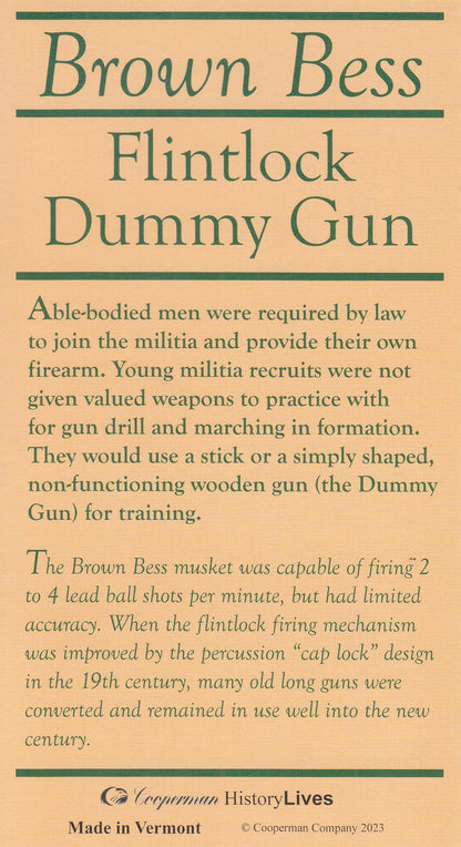650. Brown Bess Dummy Gun