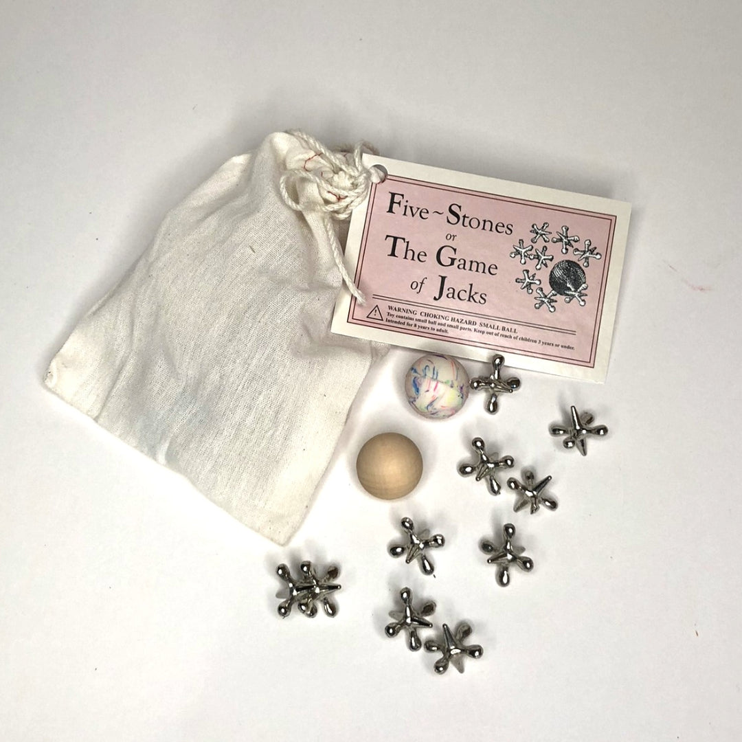 Cooperman HistoryLives Game of Jacks cotton pouch