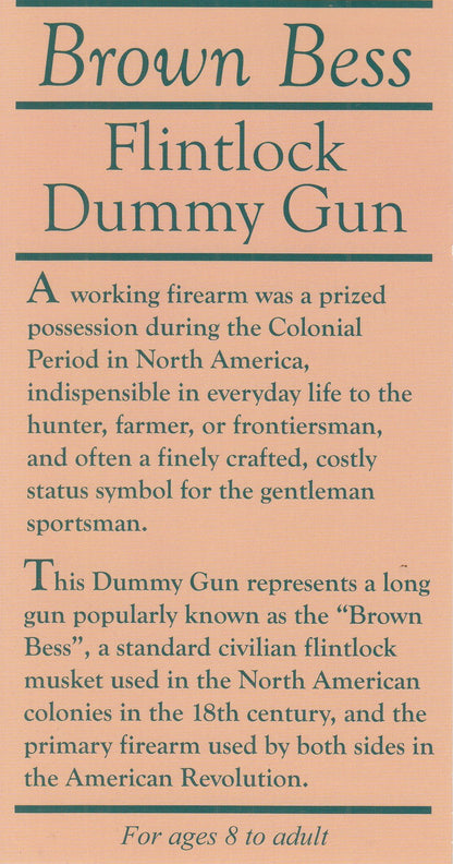 650. Brown Bess Dummy Gun