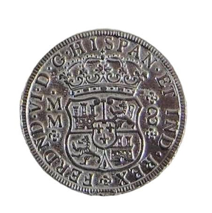 538. Spanish Milled Dollar Replica – Pewter Piece of Eight Coin