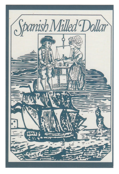 538. Spanish Milled Dollar Replica – Pewter Piece of Eight Coin