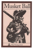 Cooperman HistoryLives Musket Ball Card