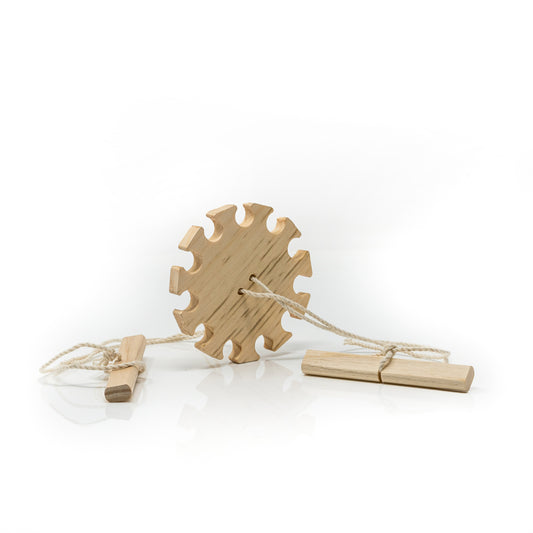 Cooperman HistoryLives wood buzz saw toy