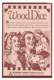 Cooperman HistoryLives wood dice card