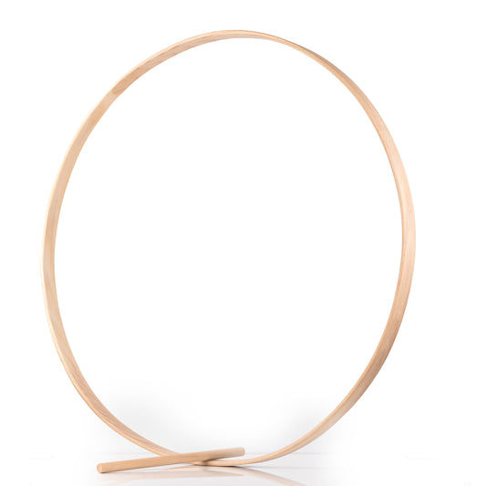 Cooperman HistoryLives wooden rolling hoop